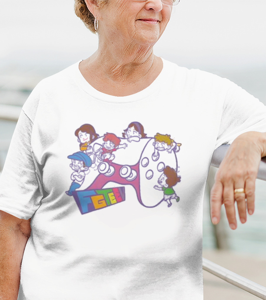 FGTeeV Outta Control Gamer Characters On Game Controller T-Shirt