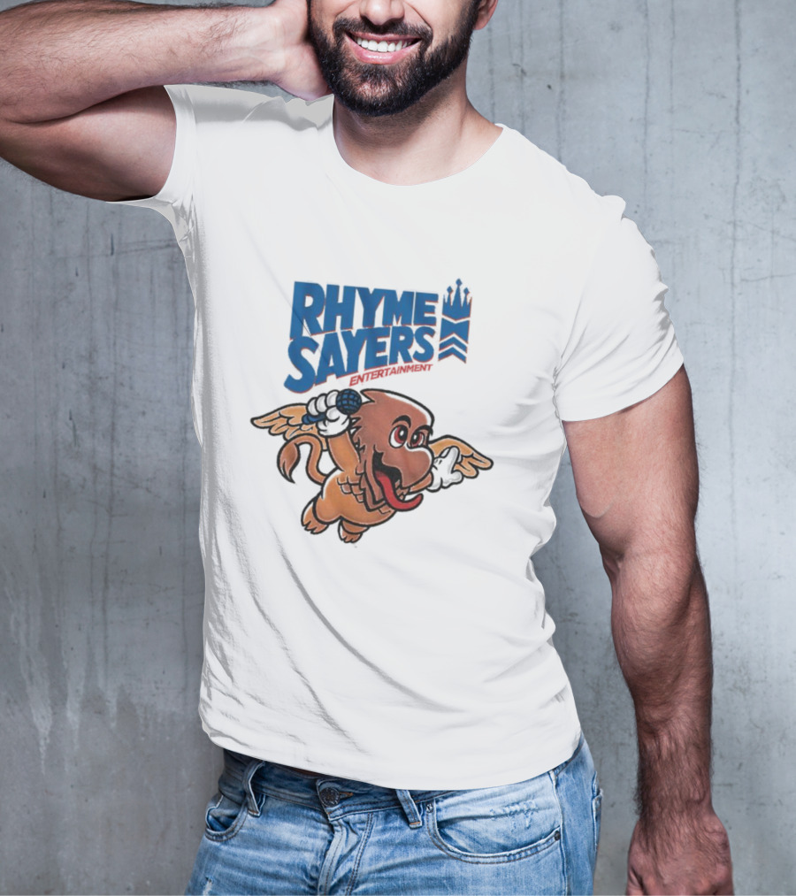 Rhymesayers Entertainment Monkey With Wings And Microphone T-Shirt