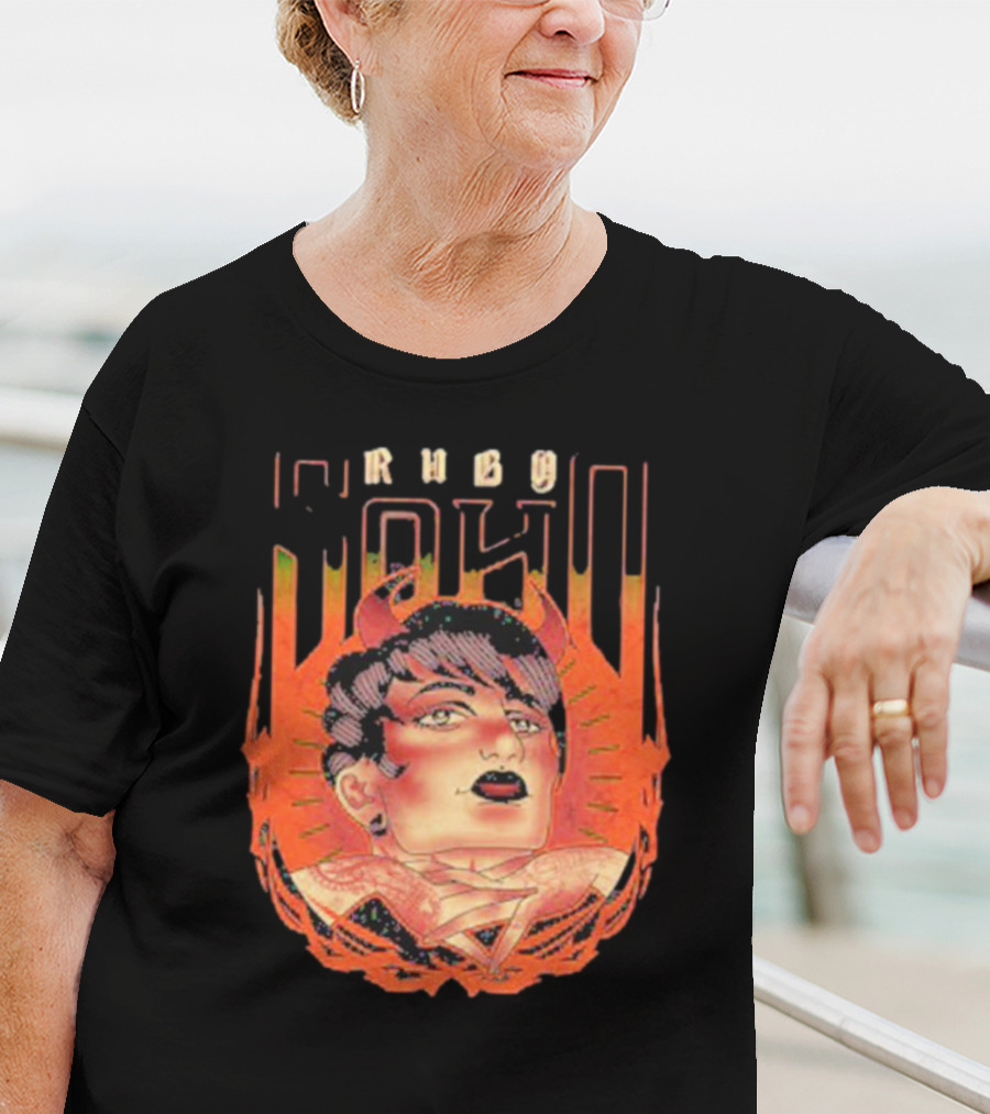 Ruby Soho Skin Deep Retro Demon Tattoo T-Shirt