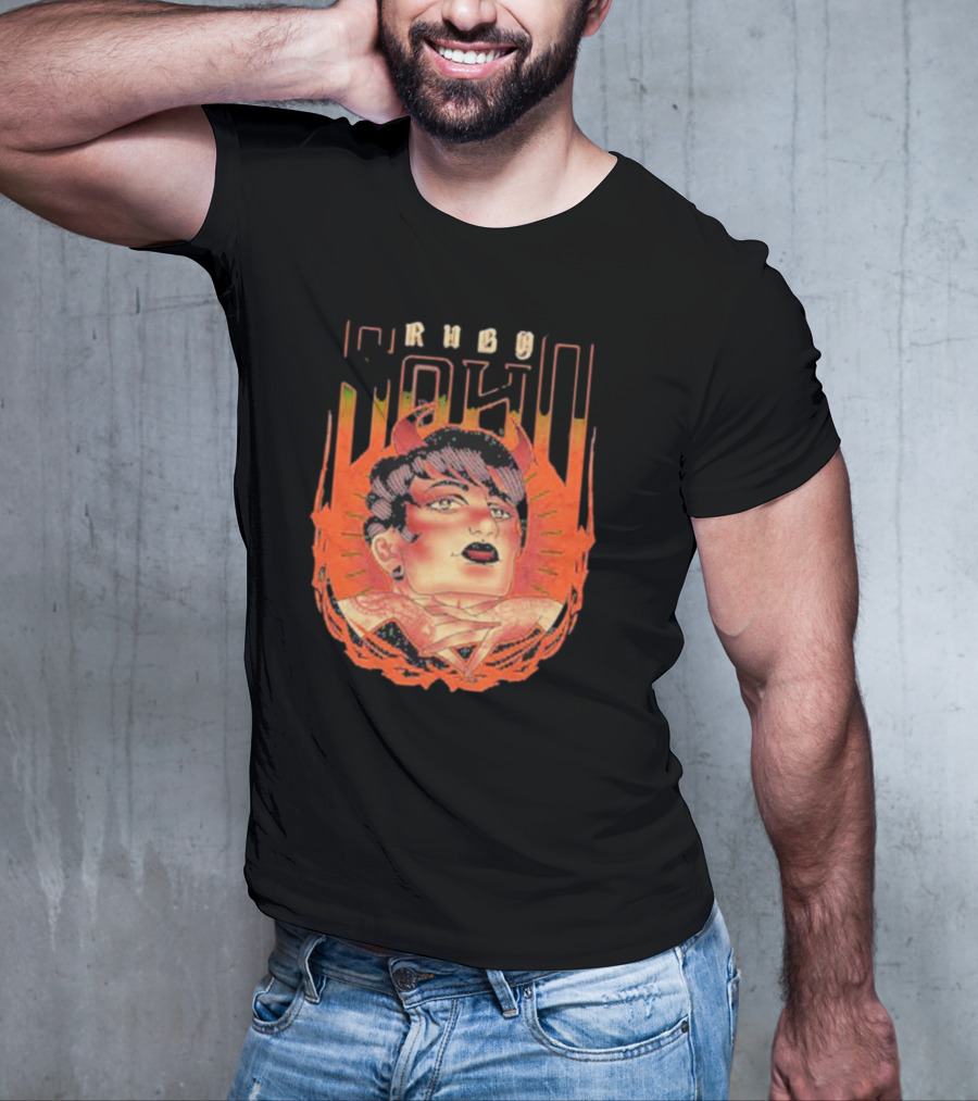 Ruby Soho Skin Deep Retro Demon Tattoo T-Shirt