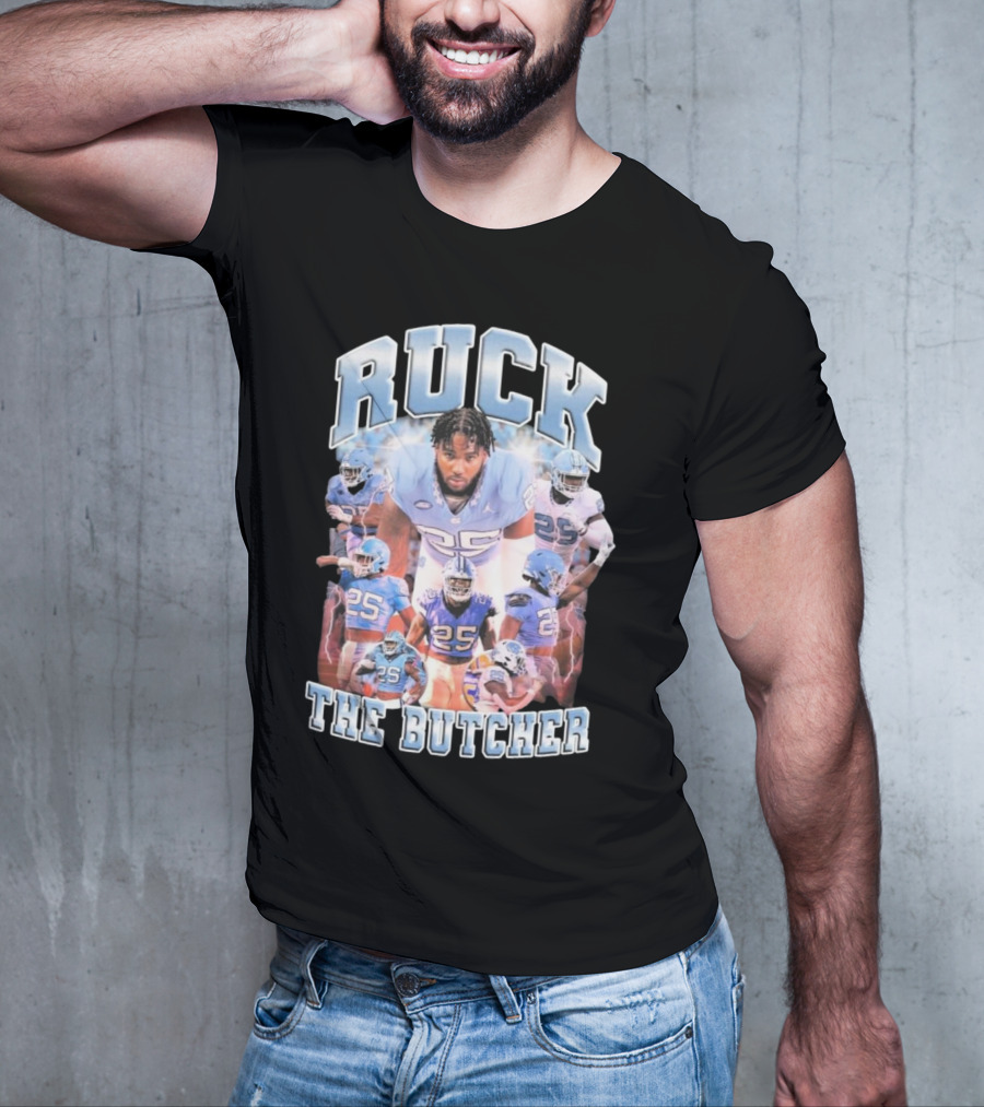 RUCK The Butcher 25 Football Montage T-Shirt