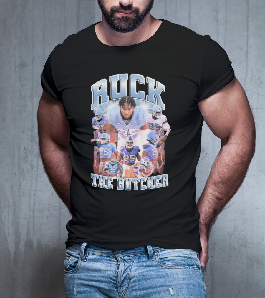 RUCK The Butcher 25 Football Montage T-Shirt