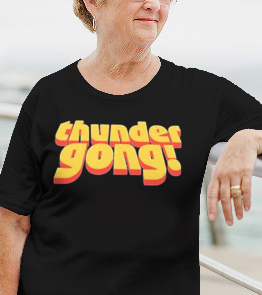 Thunder Gong 3D Retro T-Shirt