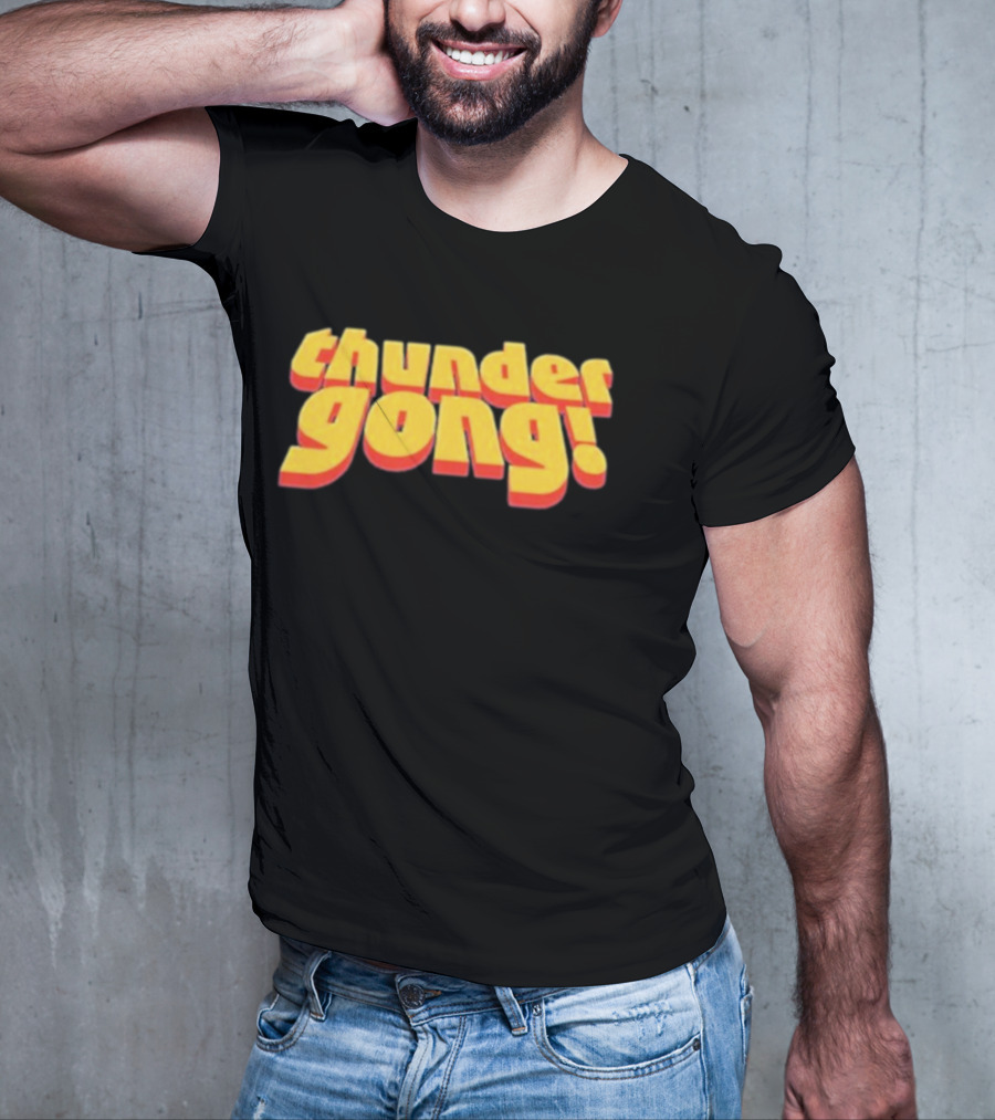 Thunder Gong 3D Retro T-Shirt