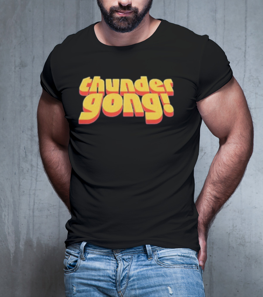 Thunder Gong 3D Retro T-Shirt