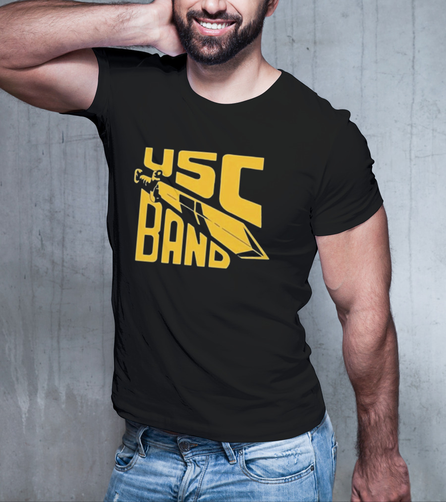 Olivia Rodrigo USC Trojans Band Sword Marching Russell T-Shirt