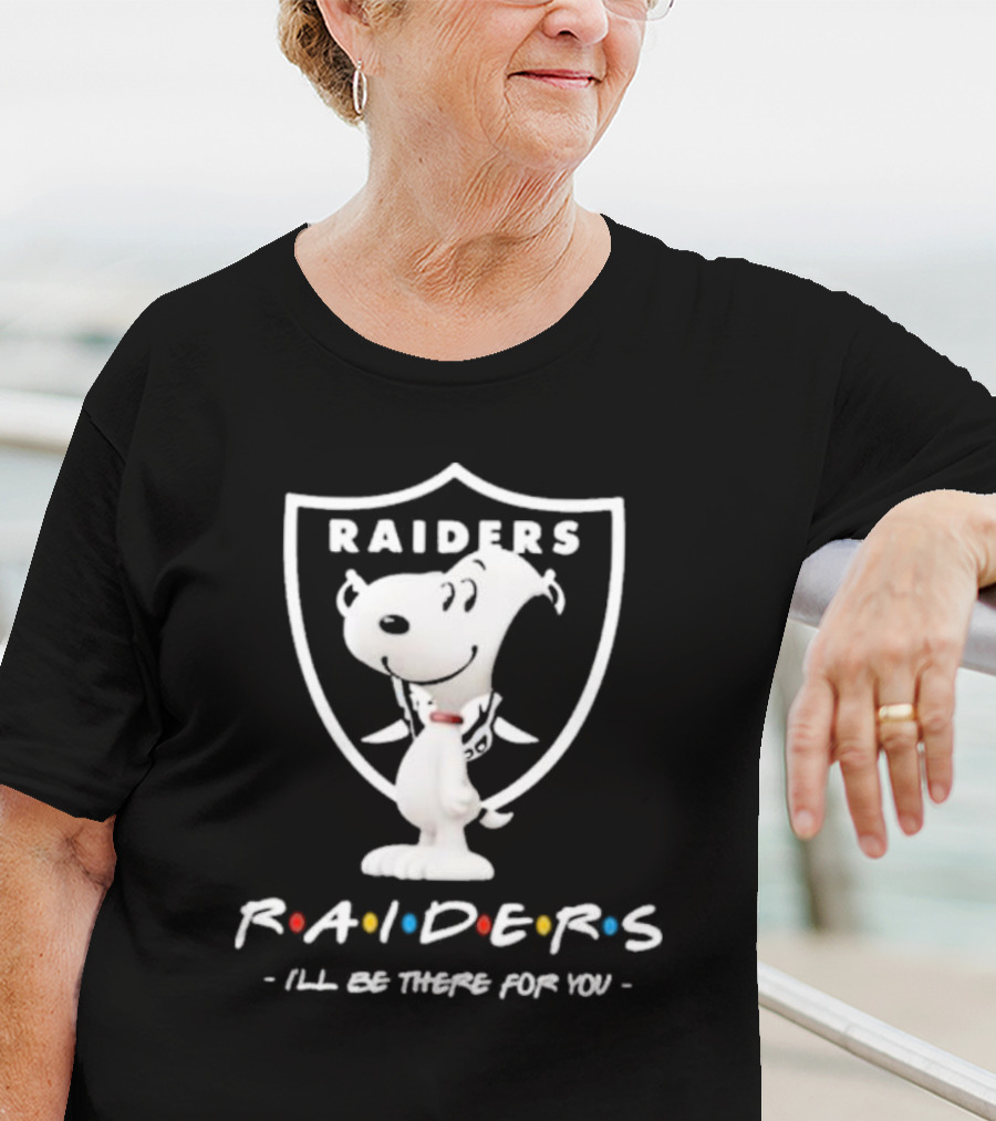 Raiders Peanuts Friends I'll Be There For You Snoopy T-Shirt