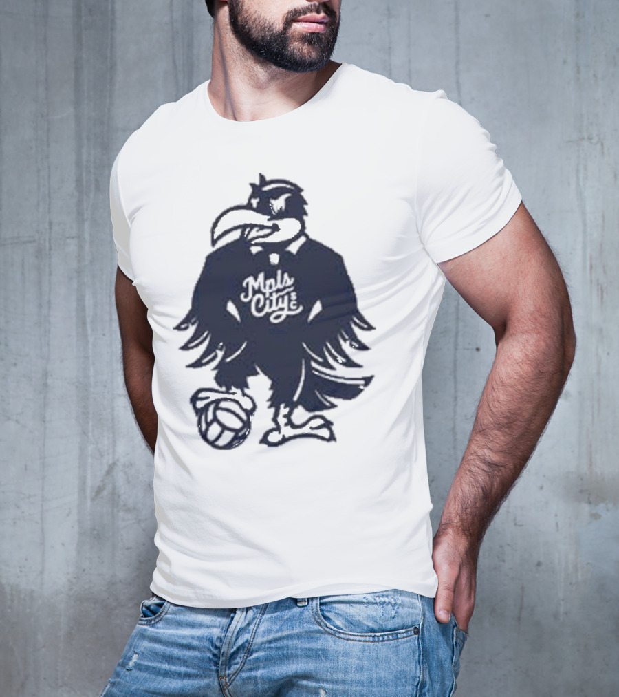 Schmitty The Crow MKE City Basketball Raven T-Shirt