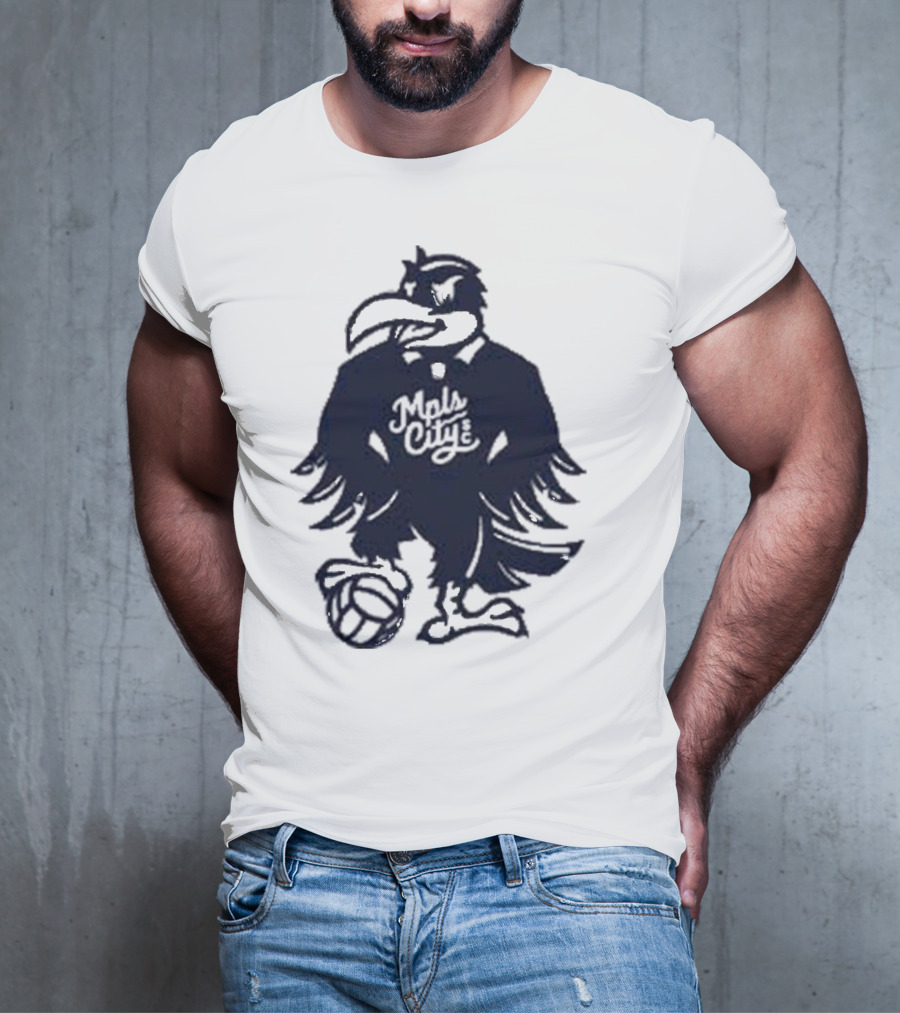 Schmitty The Crow MKE City Basketball Raven T-Shirt