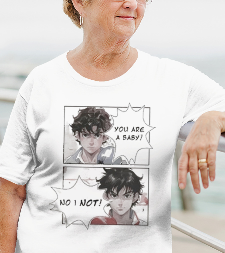Slushynoobz You Are A Baby No I Not Anime Character Exchange T-Shirt