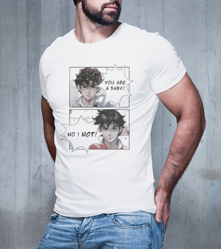 Slushynoobz You Are A Baby No I Not Anime Character Exchange T-Shirt