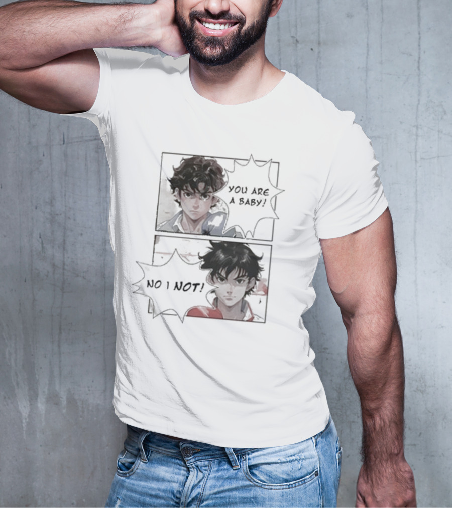 Slushynoobz You Are A Baby No I Not Anime Character Exchange T-Shirt