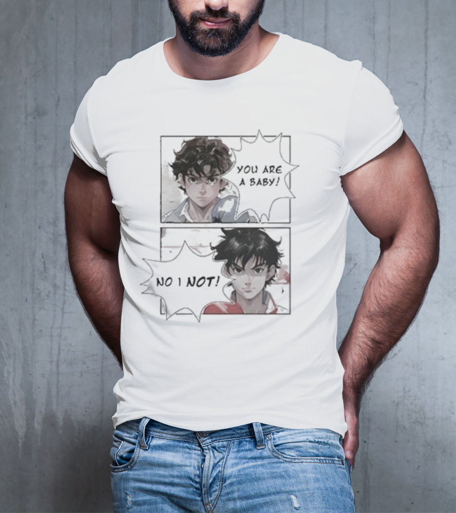 Slushynoobz You Are A Baby No I Not Anime Character Exchange T-Shirt