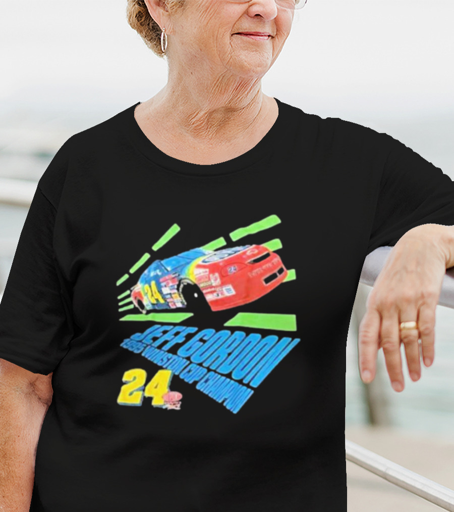 Jeff Gordon 1995 Winston Cup Champion 24 Car Racing Vintage T-Shirt