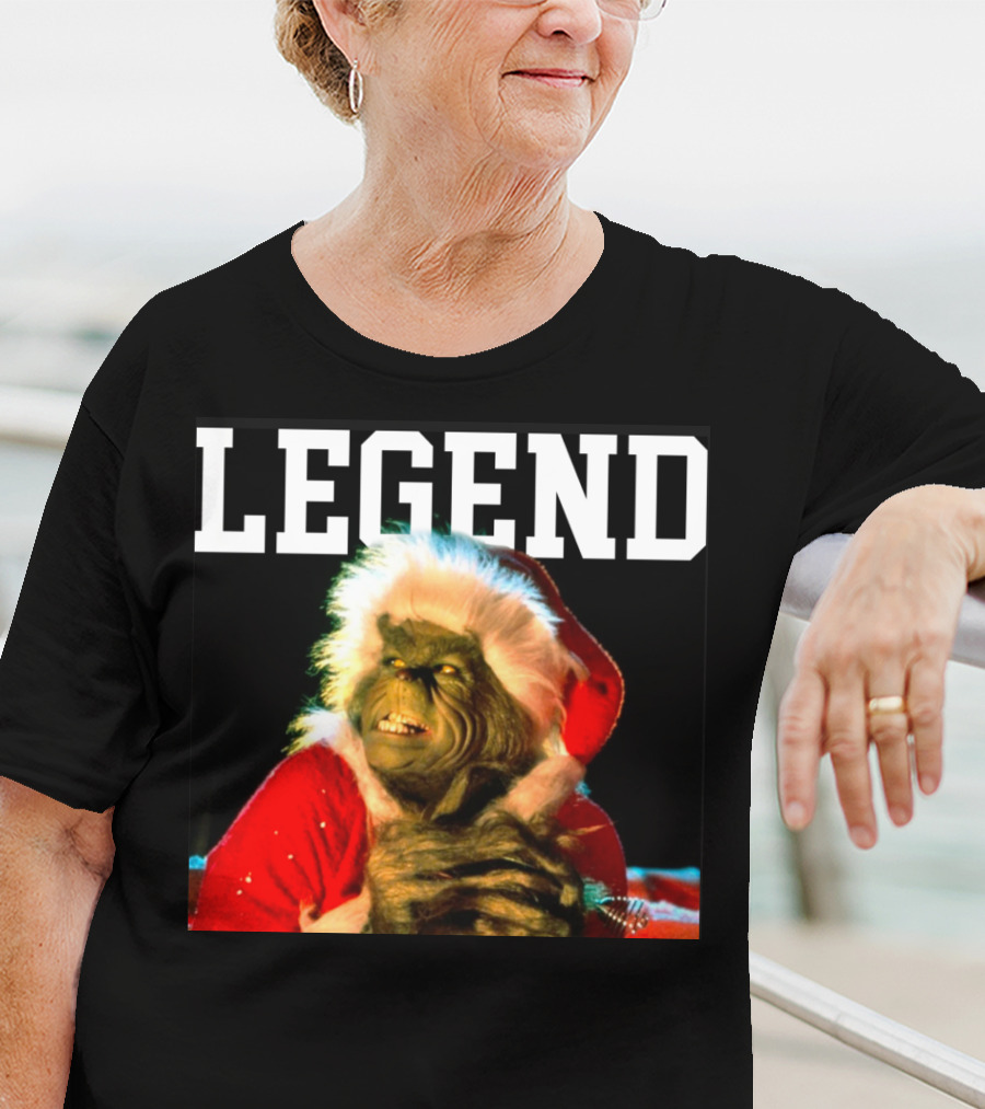 Grinch Legend Santa Christmas T-Shirt