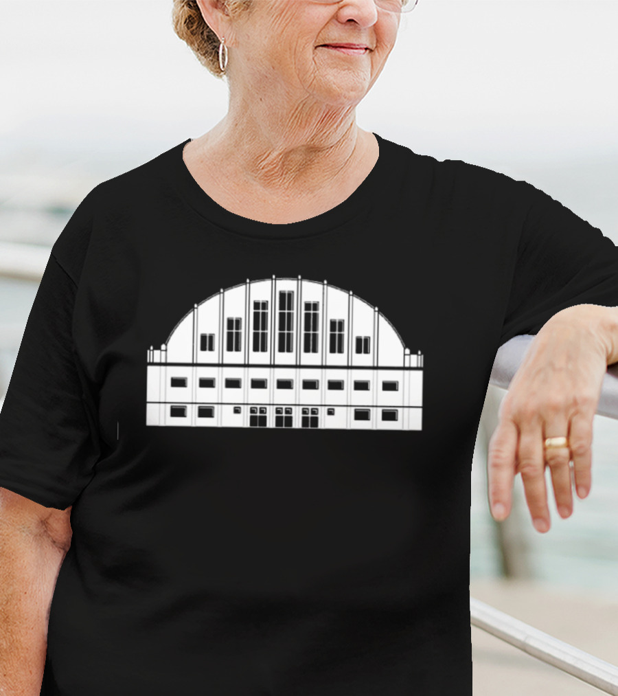 Butler Basketball Hinkle Fieldhouse Arena Architecture T-Shirt