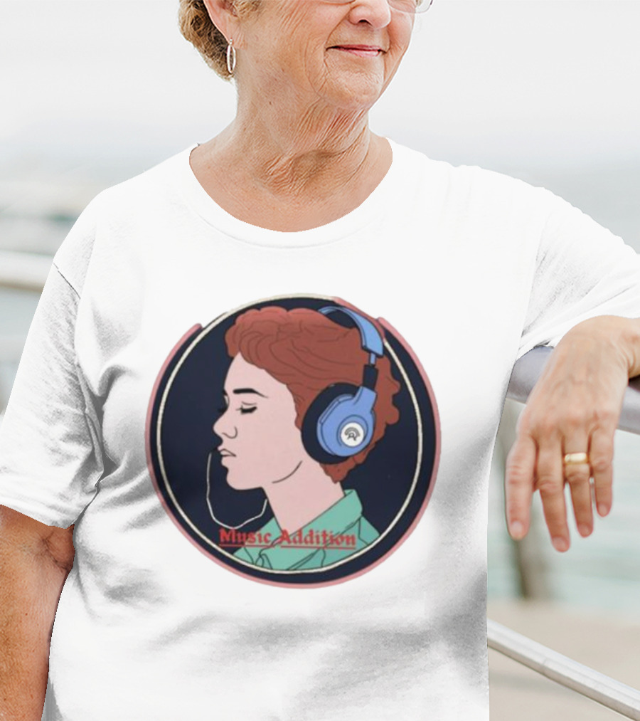 Music Addition Groove In Style Headphone Harmony For Enthusiasts T-Shirt