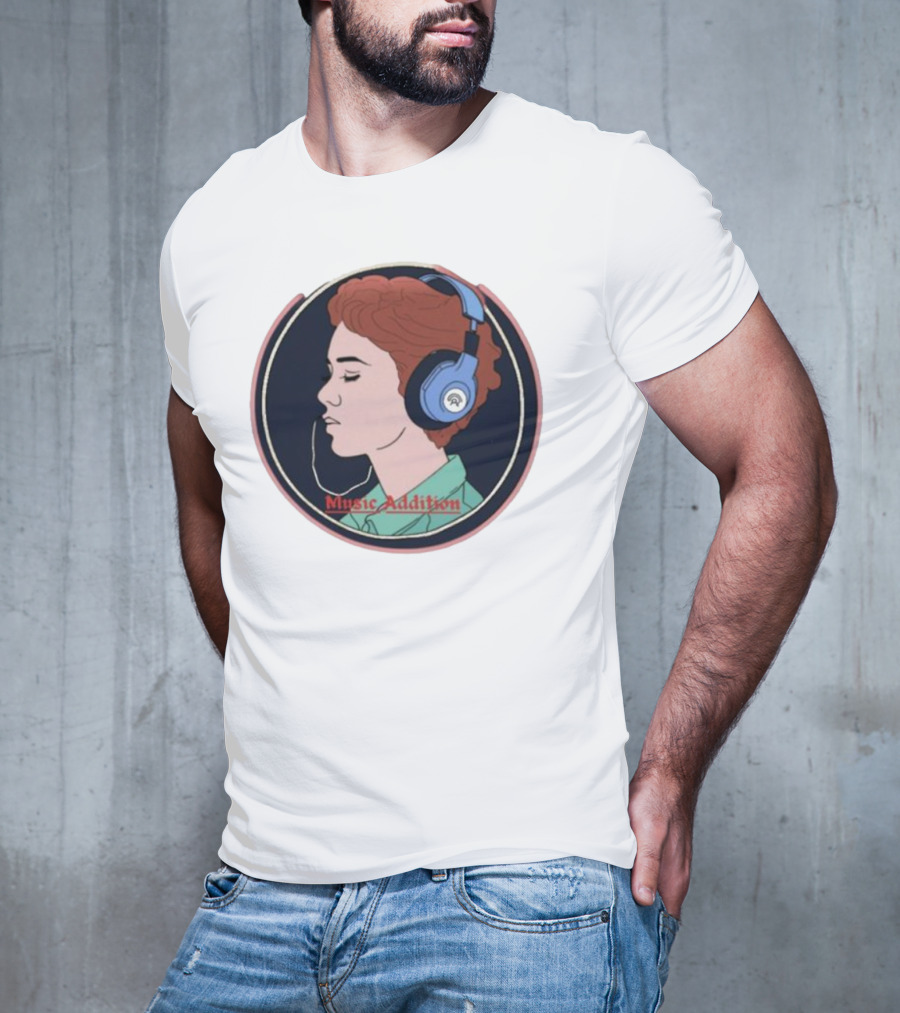 Music Addition Groove In Style Headphone Harmony For Enthusiasts T-Shirt