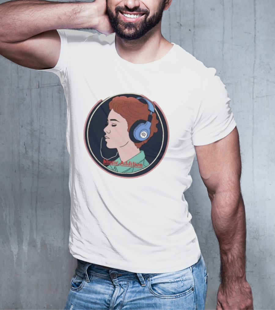 Music Addition Groove In Style Headphone Harmony For Enthusiasts T-Shirt