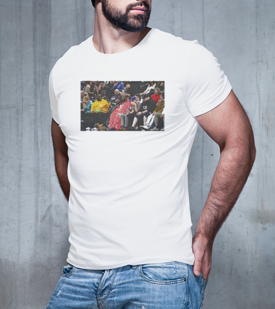 Jidion Getting A Haircut Courtside At NBA Game T-Shirt
