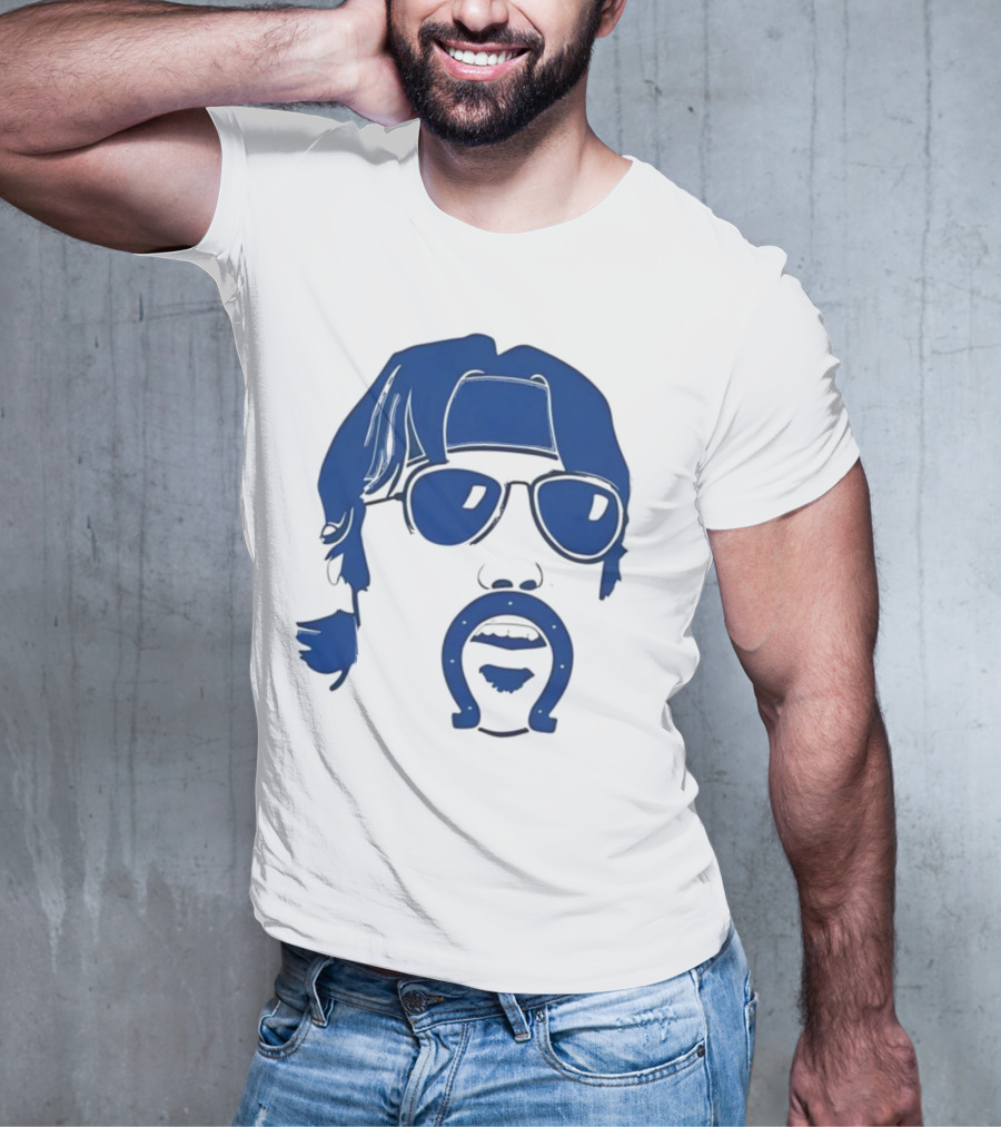 Minshew Mania Mustache Horseshoe Colts T-Shirt