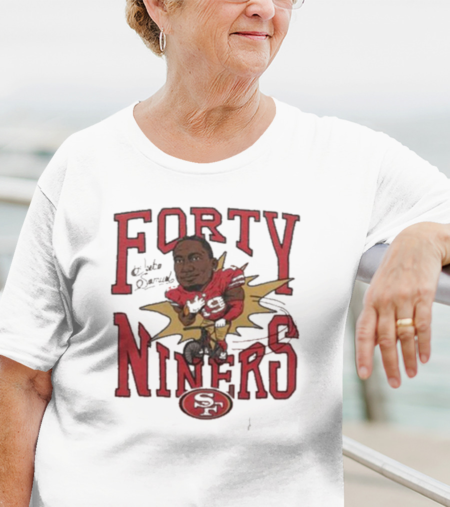 Forty Niners Deebo Samuel San Francisco 49ers Caricature Tri-Blend Homage T-Shirt
