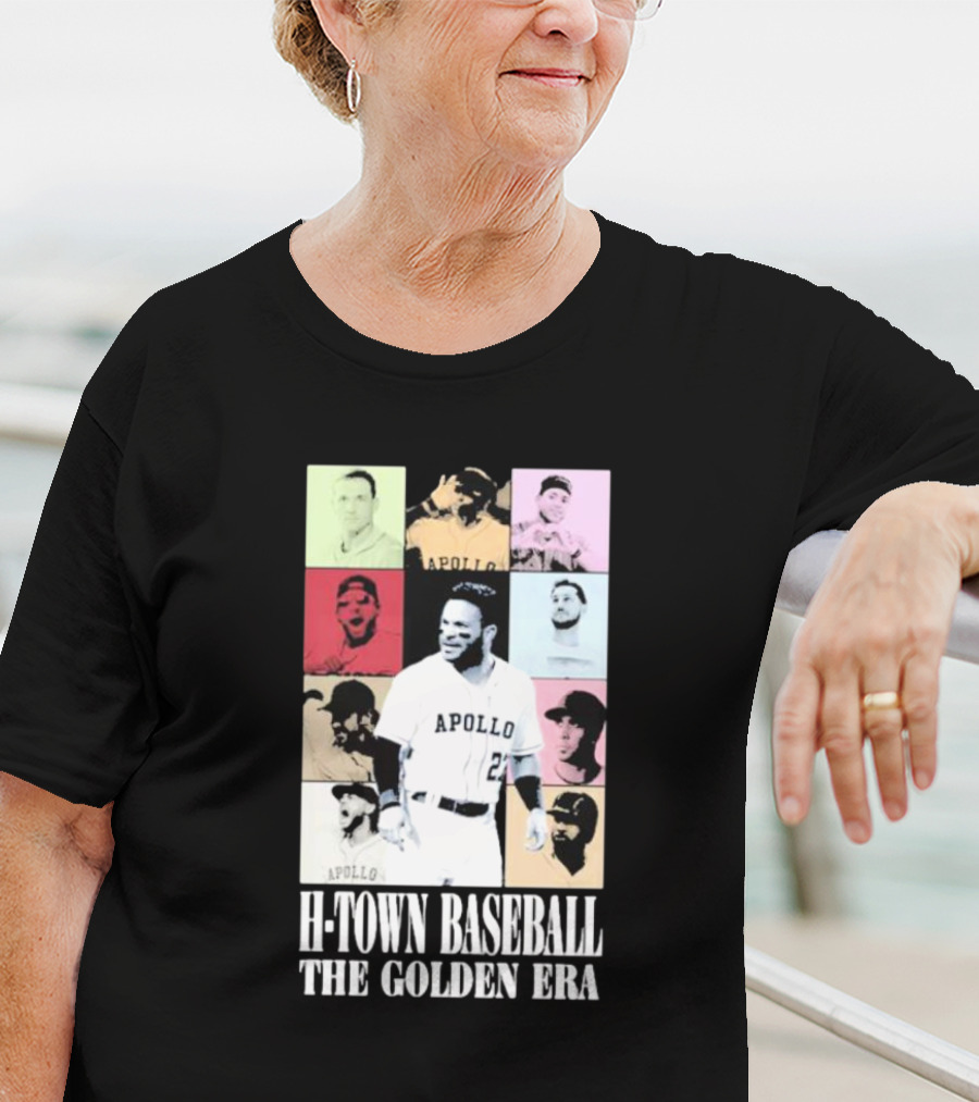H-Town Baseball Apollo The Golden Era T-Shirt