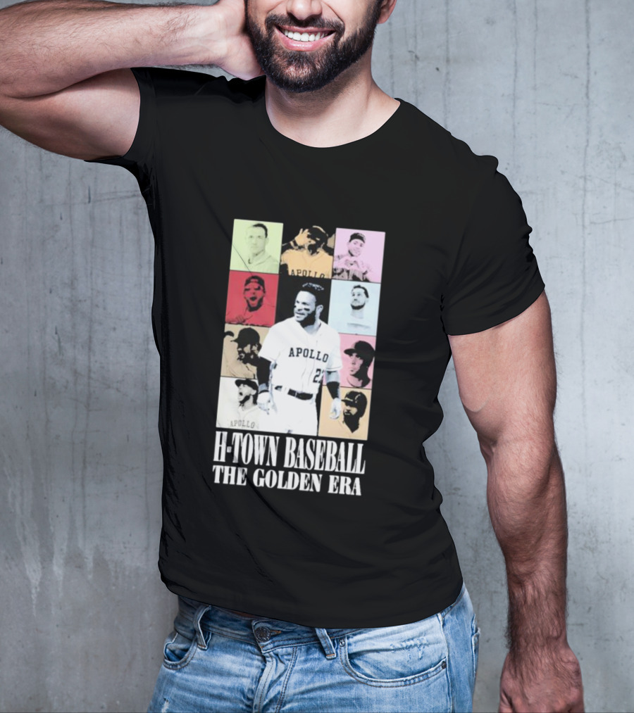 H-Town Baseball Apollo The Golden Era T-Shirt