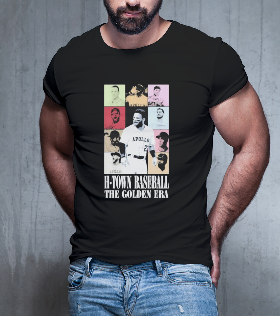 H-Town Baseball Apollo The Golden Era T-Shirt