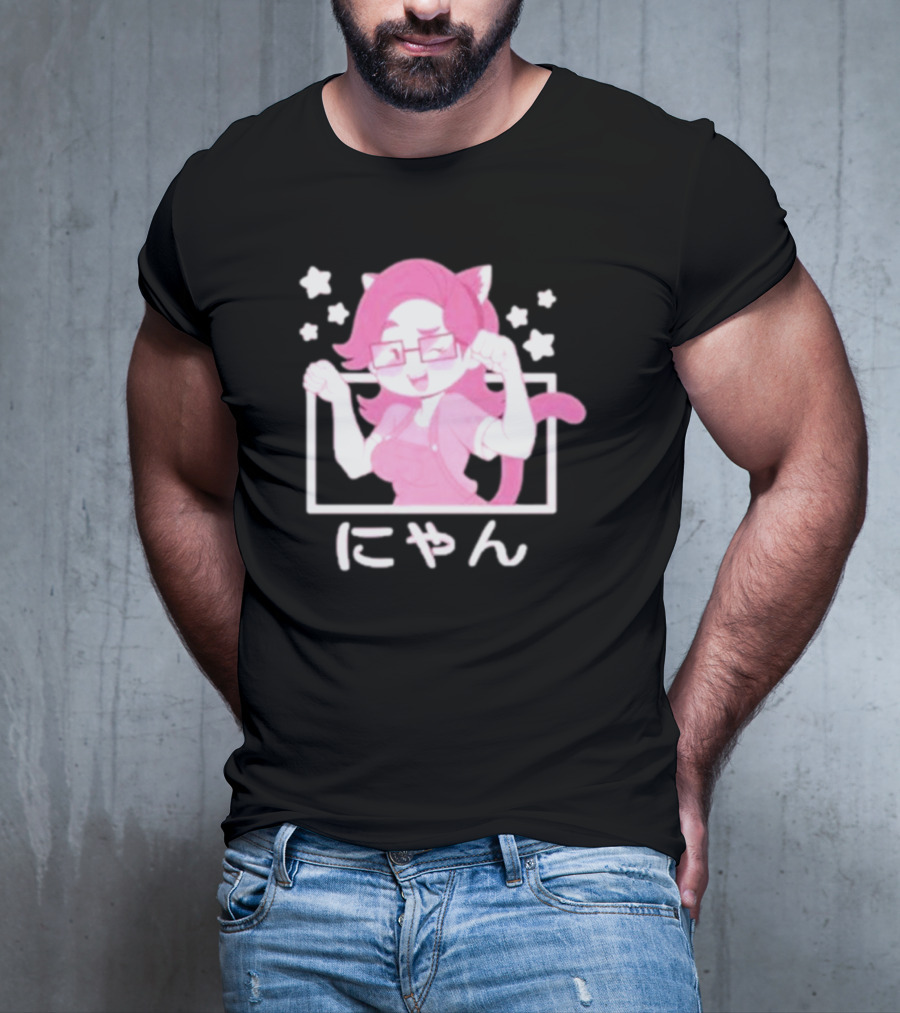 Saberspark Sabie Nyan ゃん Cat Girl Anime T-Shirt