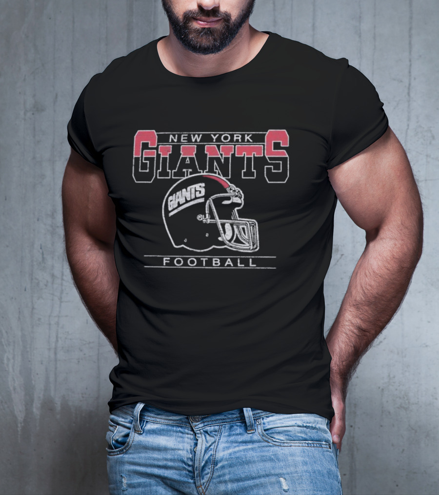 New York Giants Franklin Navy Football Helmet Logo 47 Brand T-Shirt