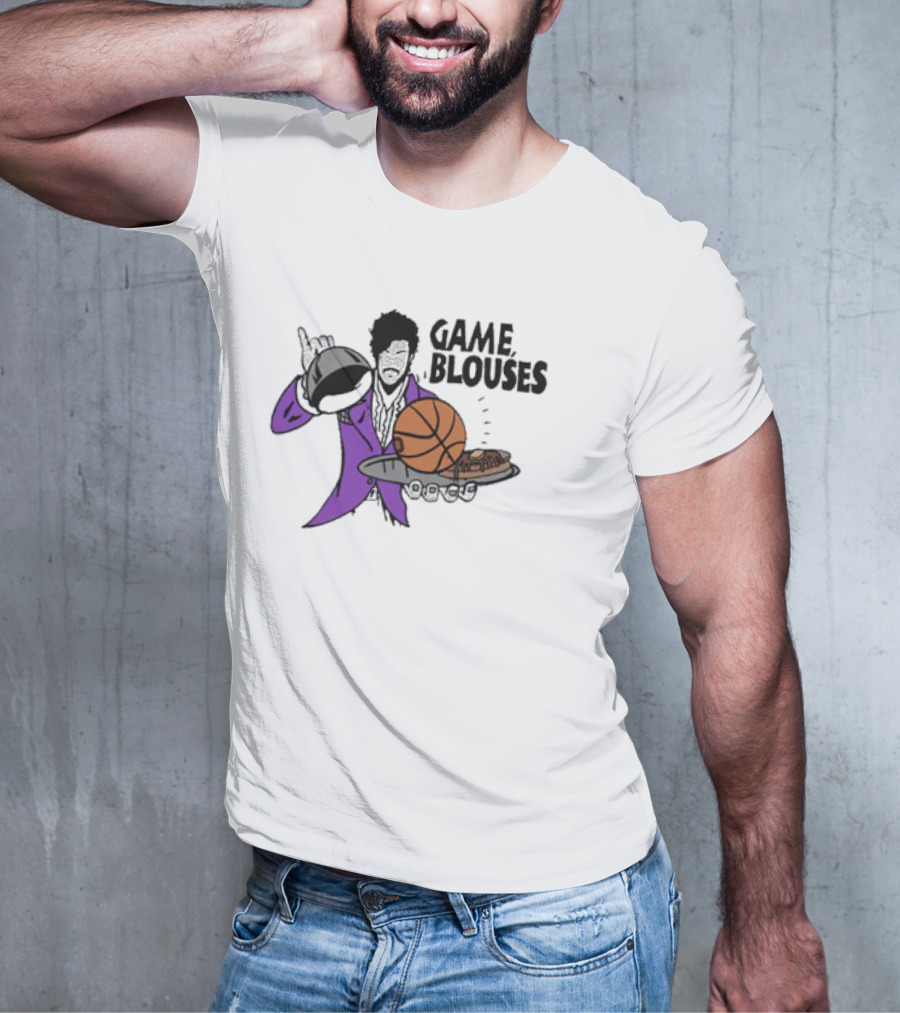Game Blouses Basketball And Pancakes Purple Jacket T-Shirt