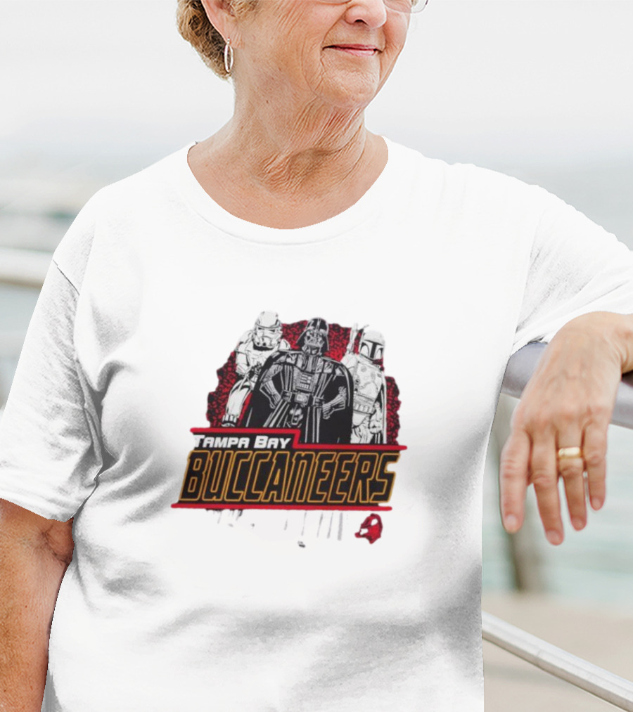 Tampa Bay Buccaneers Star Wars Crossover Junk Food T-Shirt