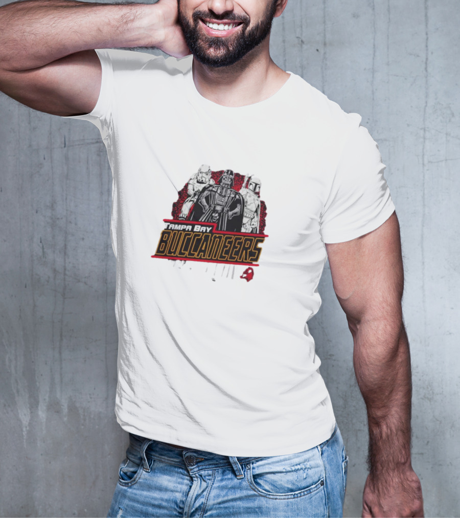 Tampa Bay Buccaneers Star Wars Crossover Junk Food T-Shirt