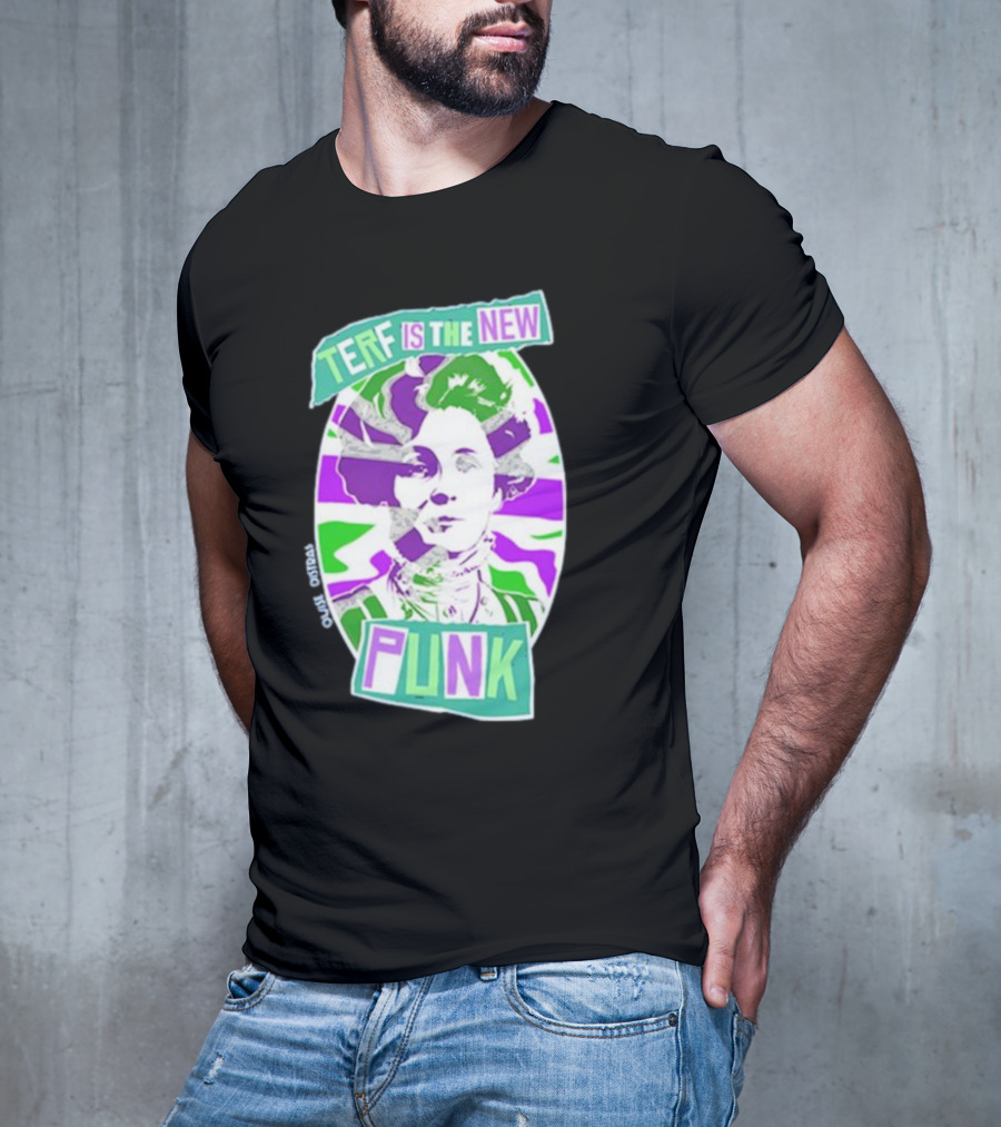 TERF Is The New Punk Emmeline Image Oval Equid Thing T-Shirt