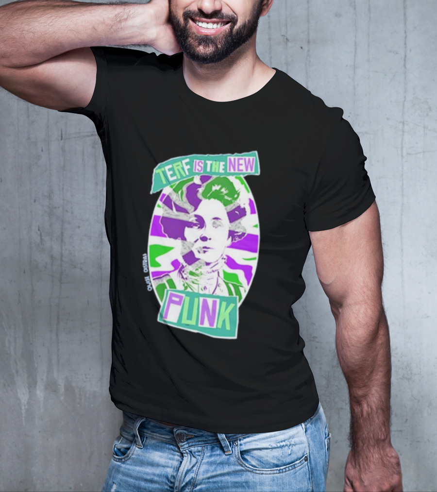 TERF Is The New Punk Emmeline Image Oval Equid Thing T-Shirt