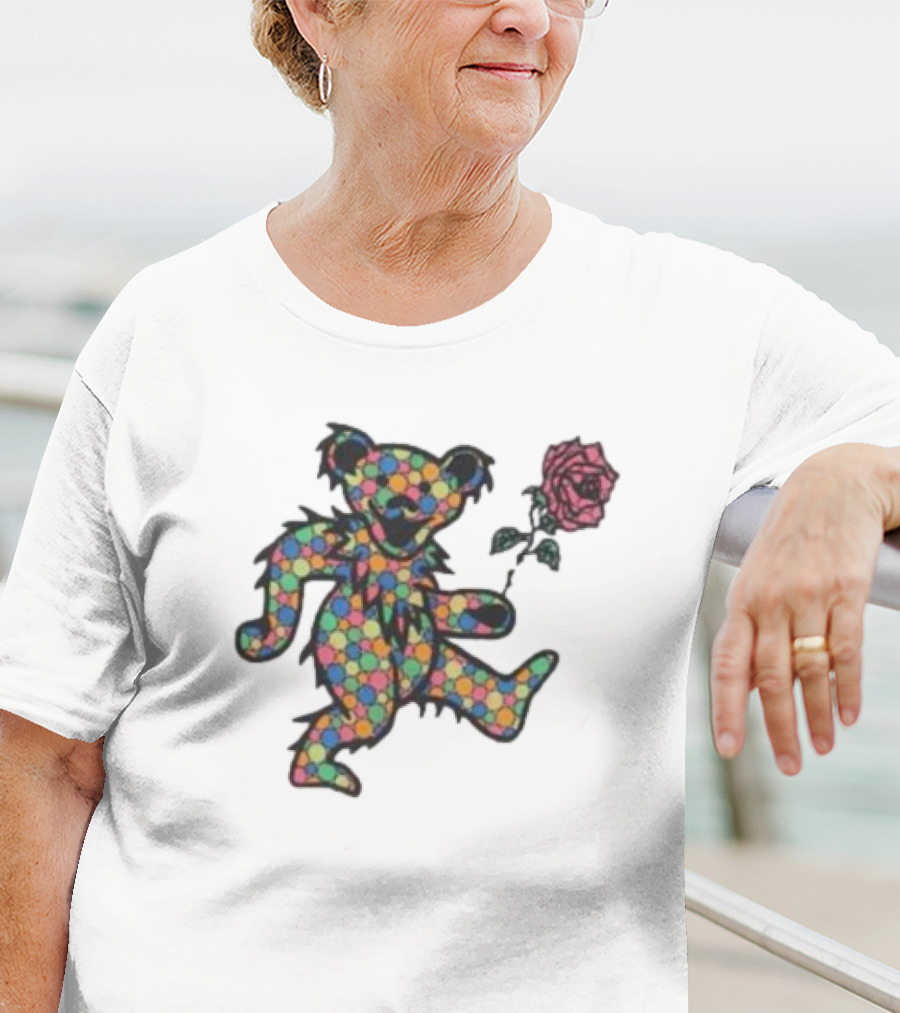 Wyco Vintage 1989 Grateful Dead Dancing Bear With Rose T-Shirt