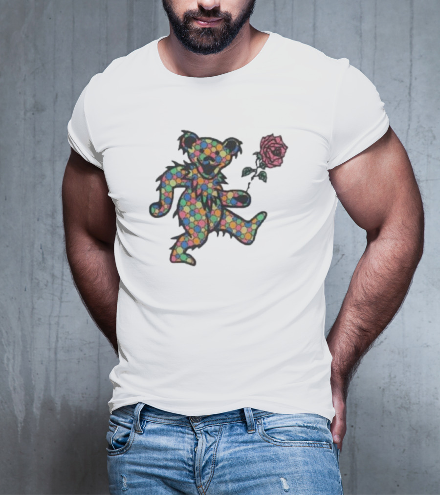 Wyco Vintage 1989 Grateful Dead Dancing Bear With Rose T-Shirt