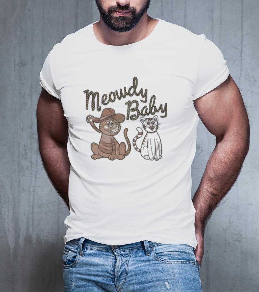 Meowdy Baby Leigh Mcnasty Cowboy Cats T-Shirt