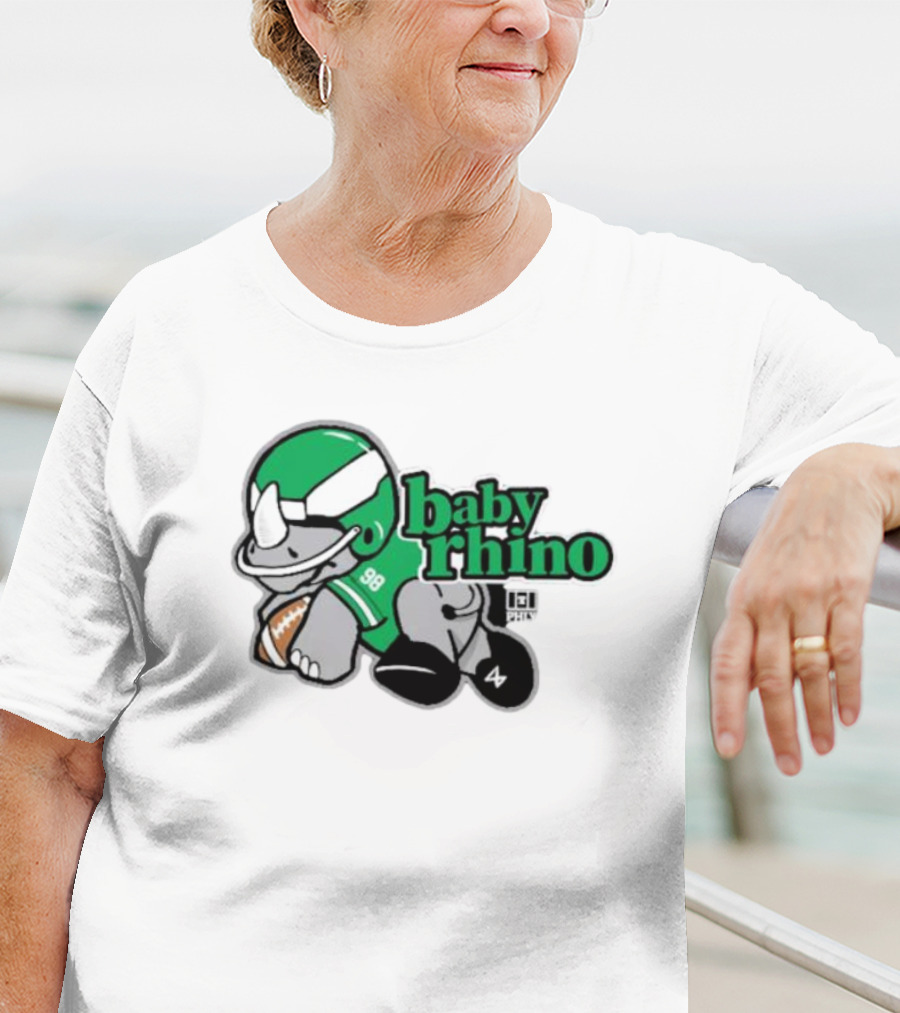 PHLY 98 Baby Rhino Football Playful T-Shirt
