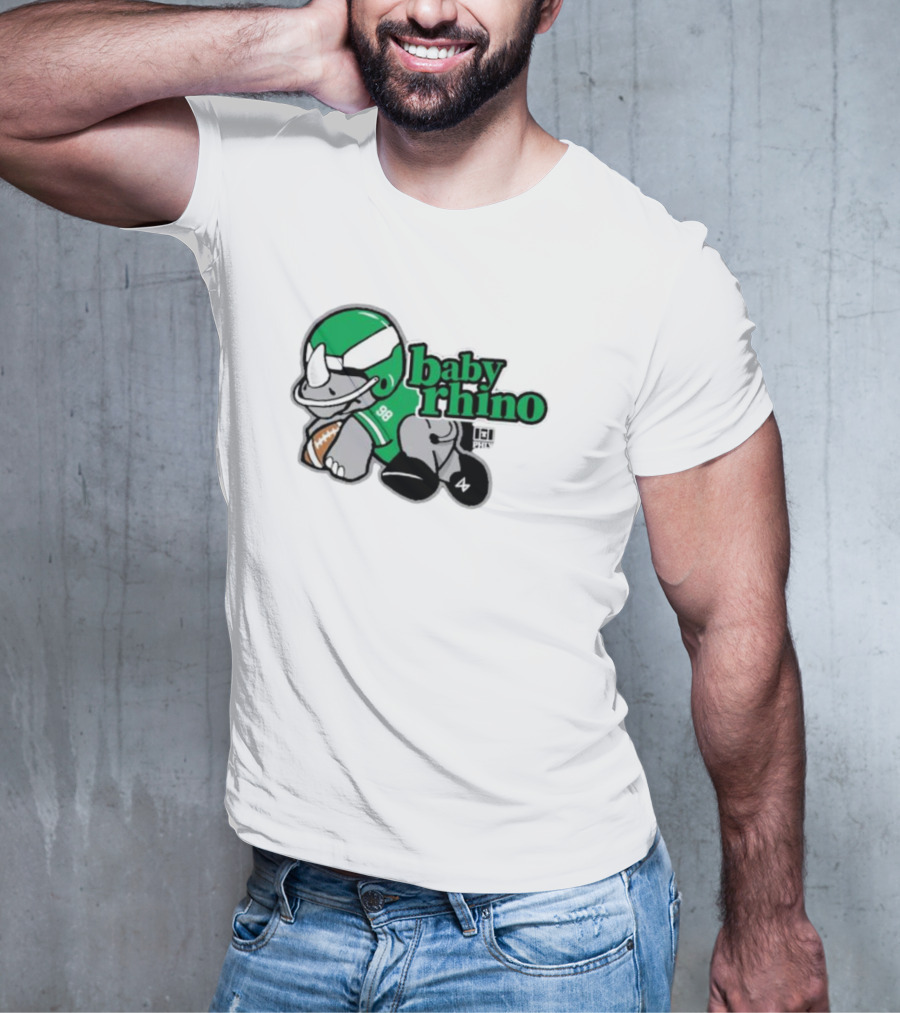 PHLY 98 Baby Rhino Football Playful T-Shirt