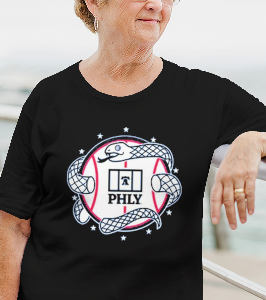 PHLY Snake Circle Stars Basketball T-Shirt