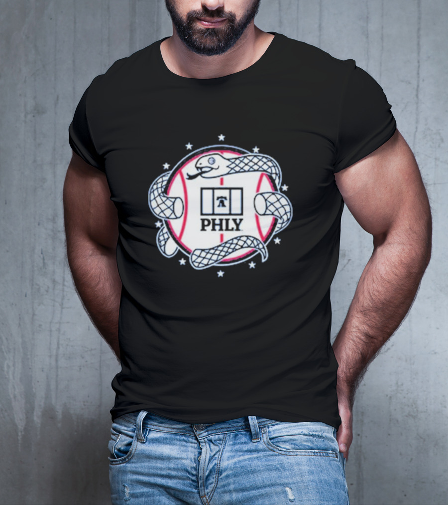 PHLY Snake Circle Stars Basketball T-Shirt