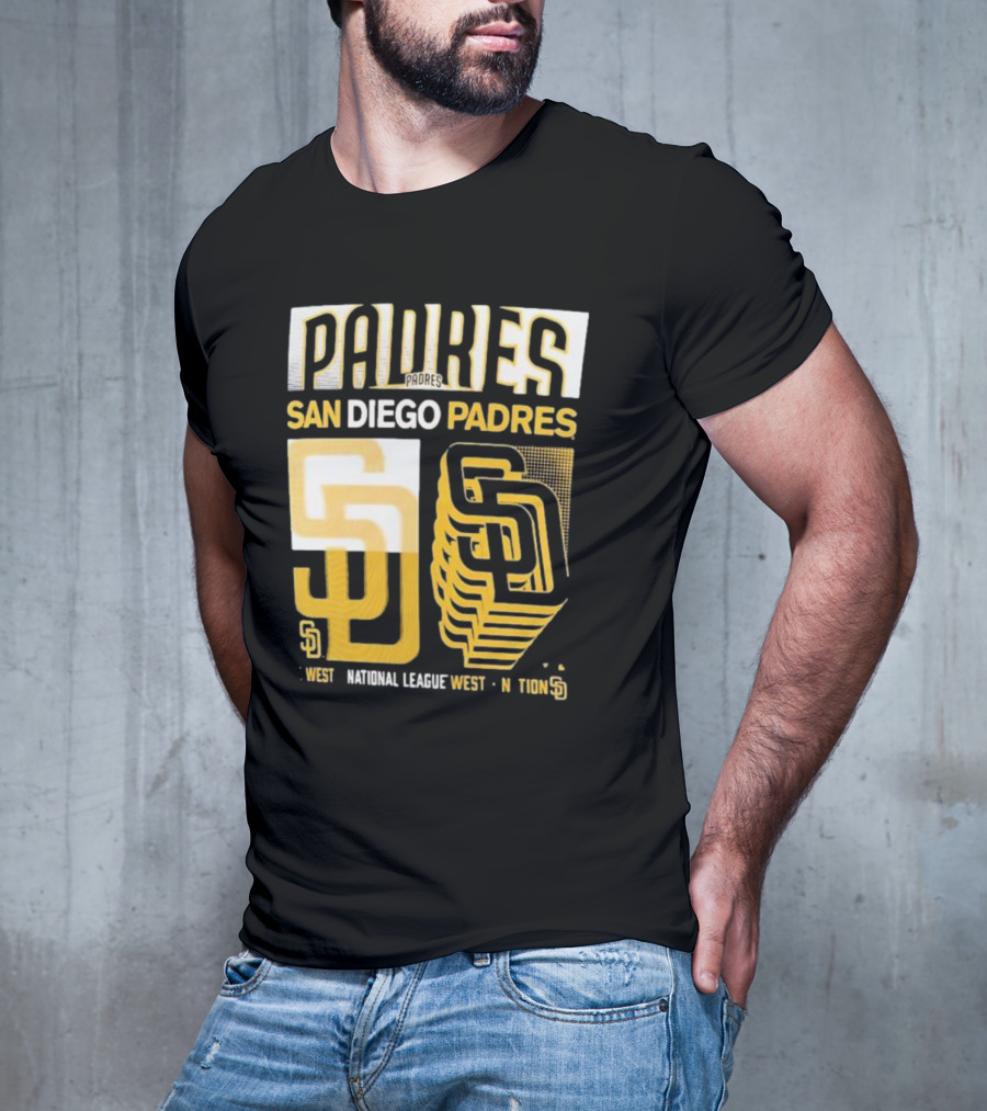 San Diego Padres West National League West Stack T-Shirt