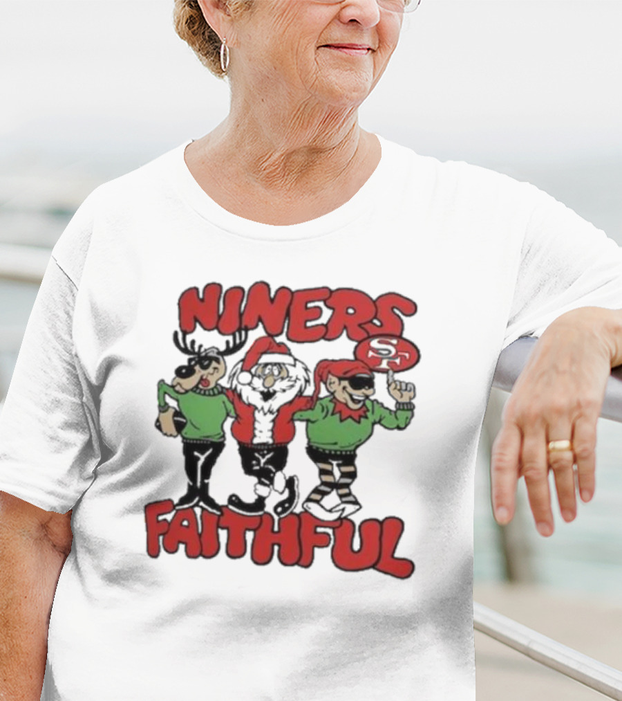 Niners Faithful San Francisco 49ers Homage Holiday Tri-blend T-Shirt