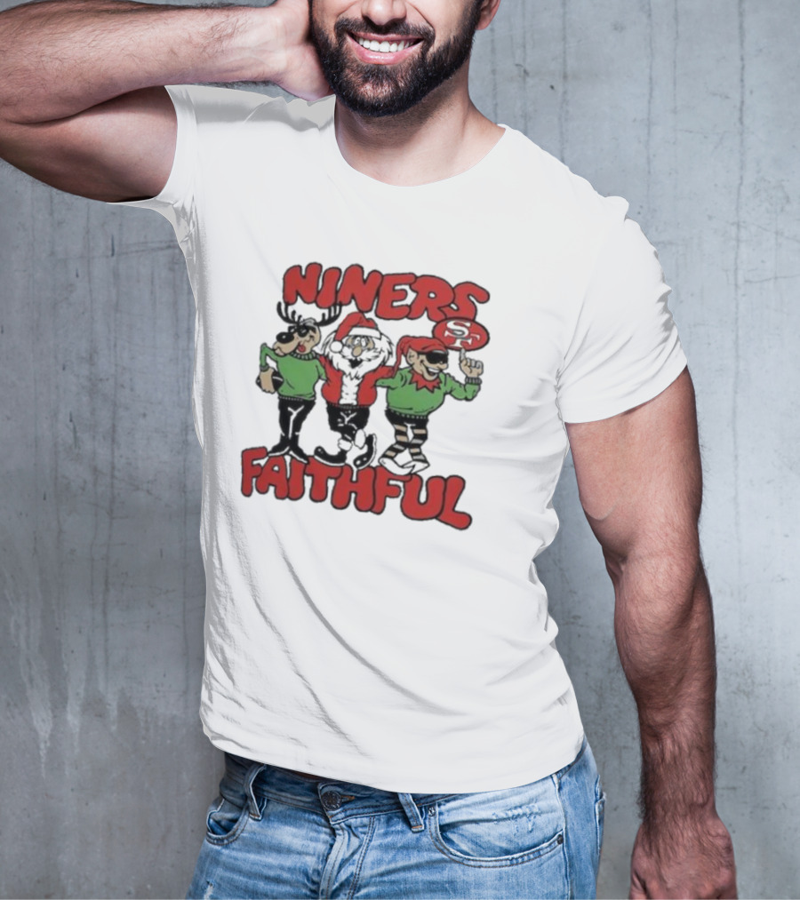 Niners Faithful San Francisco 49ers Homage Holiday Tri-blend T-Shirt