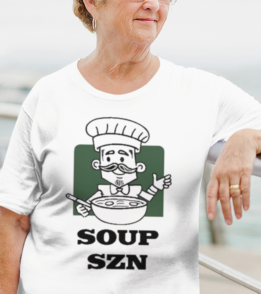 Soup Szn Chef Cartoon Cooking Bowl T-Shirt