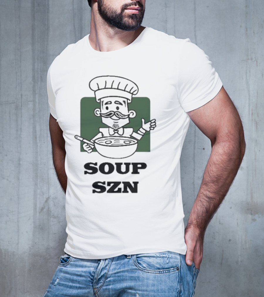 Soup Szn Chef Cartoon Cooking Bowl T-Shirt