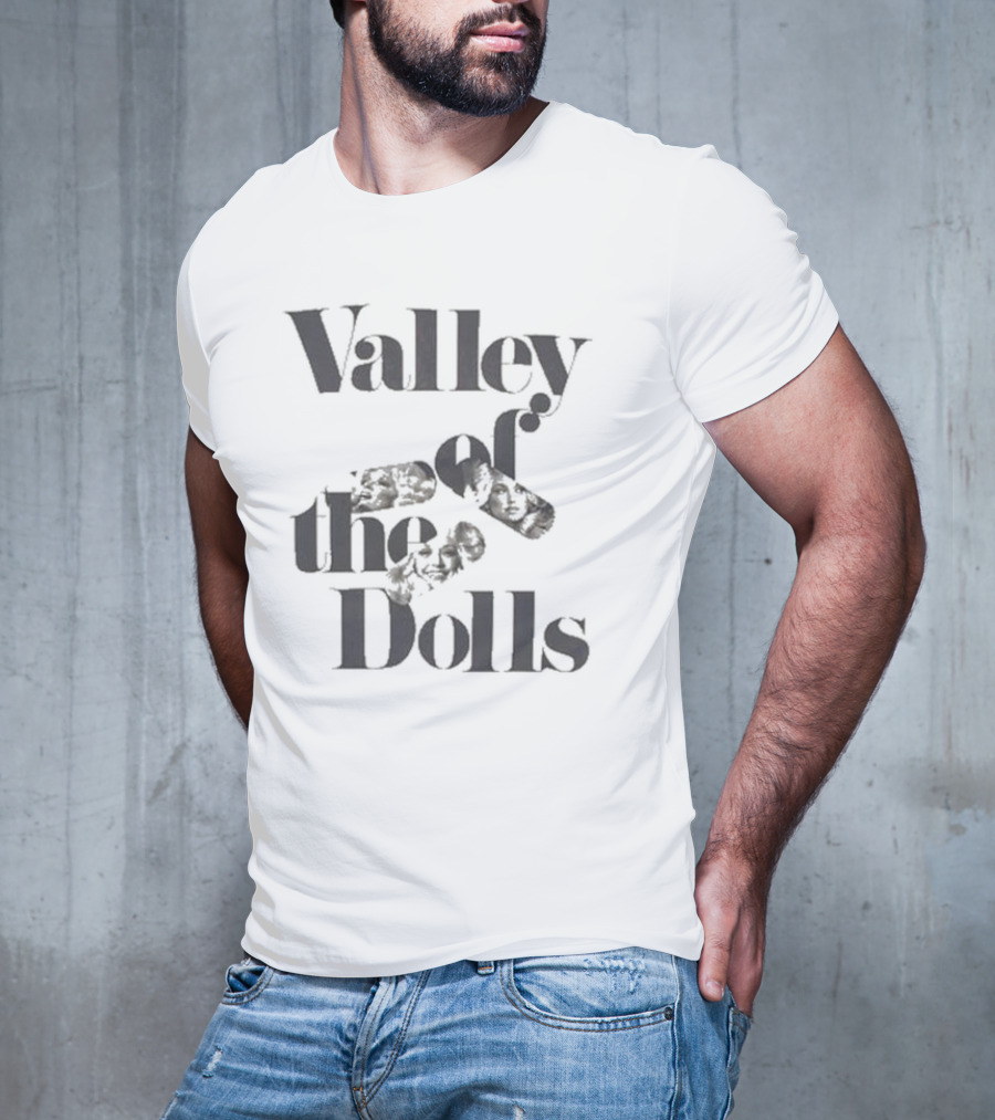 Valley Of The Dolls Text With Pill T-Shirt