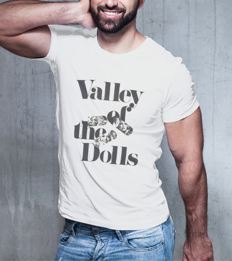 Valley Of The Dolls Text With Pill T-Shirt